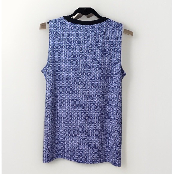 Jones‎ New York Women's Large Blouse Multicolored Sleeveless Paisley Tunic - Picture 5 of 5